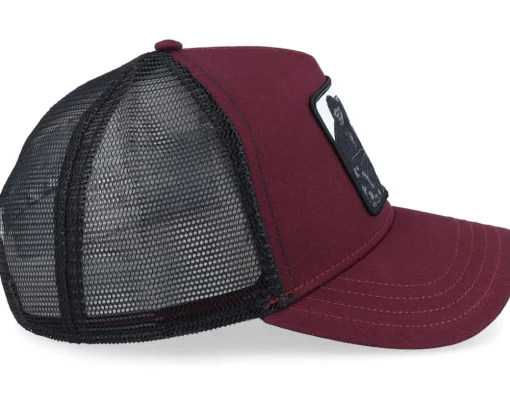 Trucker-Goorin Bros. The Panther Wine/Black Trucker - Red