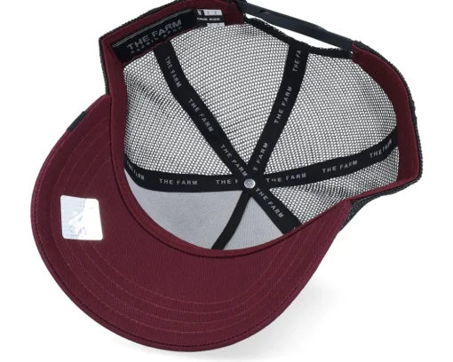 Trucker-Goorin Bros. The Panther Wine/Black Trucker - Red