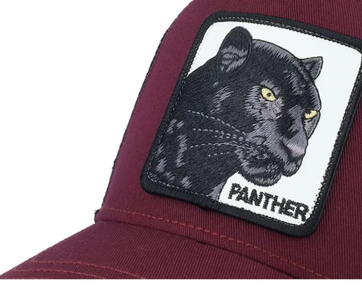Trucker-Goorin Bros. The Panther Wine/Black Trucker - Red