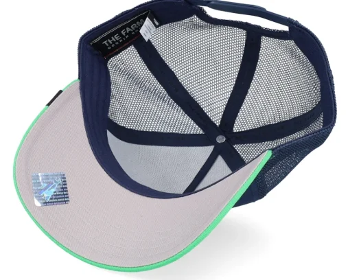 Trucker-Goorin Bros. The Predator Bird Navy/Green A-Frame Trucker -
