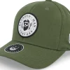 Adjustable-Bearded Man The President Of Beards Patch Olive Adjustable -