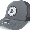 Trucker-Bearded Man The President Of Beards Patch Charcoal/ - Black
