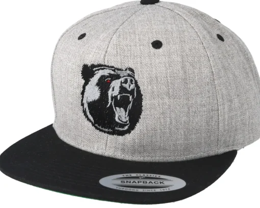 Outdoor-Hunter The Roar Grey/Black Snapback -