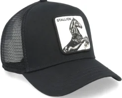Trucker-Goorin Bros. The Stallion Black Trucker -