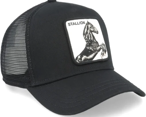 Trucker-Goorin Bros. The Stallion Black Trucker -
