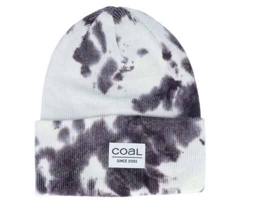 Fashion Coal The Standard Black/White Tie Dye Cuff -