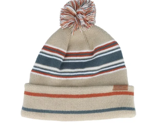 Pom Beanies-Quiksilver The Standstill Birch Pom - Beige