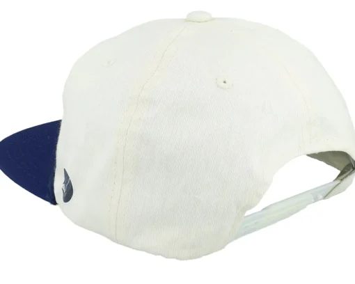 Fashion Pins & Stripes The 19th Hole Golf Logo Rope Ivory/Navy Snapback -