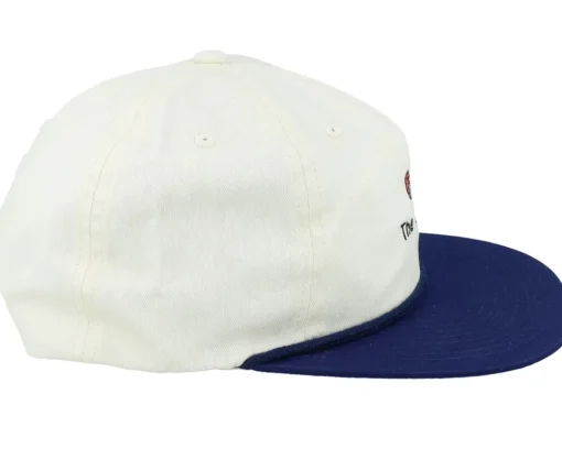 Fashion Pins & Stripes The 19th Hole Golf Logo Rope Ivory/Navy Snapback -