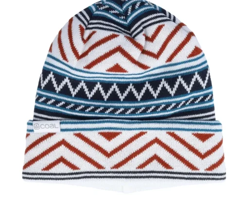 Cuff Beanies-Coal The Weston Americana Cuff - White