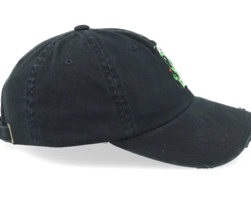 Dad Cap-Abducted Thug Alien Fu Destroyed Dad Cap - Black