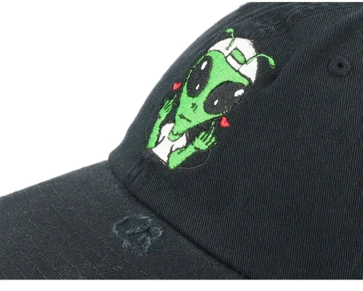 Dad Cap-Abducted Thug Alien Fu Destroyed Dad Cap - Black