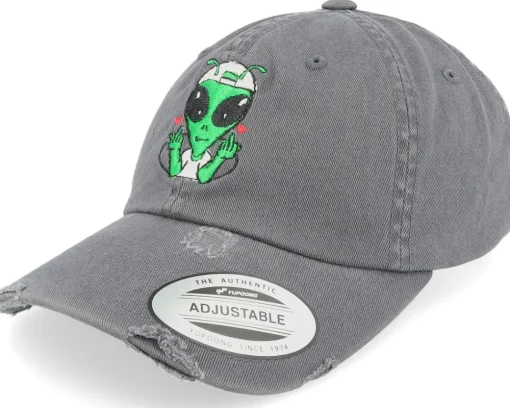 Dad Cap-Abducted Thug Alien Fu Destroyed Dad Cap - Black