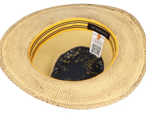 Fashion Stetson Tiller Toyo Natural Straw Hat -