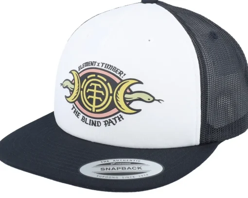 Discount Element Timber Cap Off White/Black Trucker -