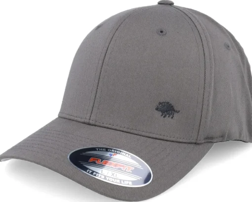 Online Hunter Tiny Boar Wooly Combed Dark Grey Flexfit -