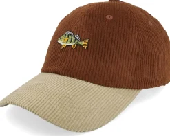 Dad Cap-Skillfish Tiny Cod Corduroy Off /Khaki Dad Cap - Brown
