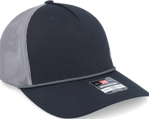 Trucker-Hunter Tiny Deer Antlers 112fpr Split Black/Charcoal A-Frame Trucker -