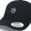 Dad Cap-Abducted Tiny Grim Reaper Ice Latte Black Dad Cap -