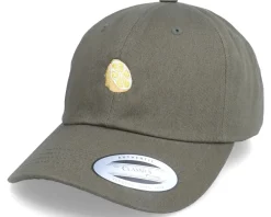 Dad Cap-Abducted Tiny Half Lemon Olive Dad Cap -