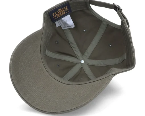 Dad Cap-Abducted Tiny Half Lemon Olive Dad Cap -