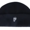 Best Abducted Tiny Hipster Skull Black Short Beanie -