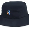 Buckets-Abducted Tiny Sea Horse Saxophone Black Bucket -