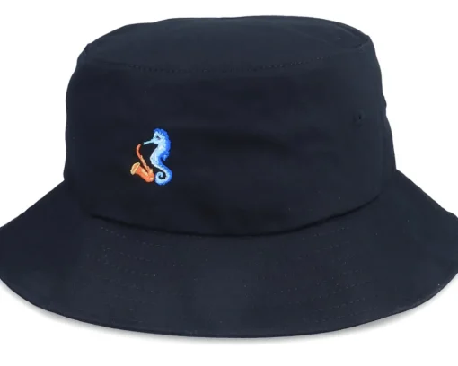 Buckets-Abducted Tiny Sea Horse Saxophone Black Bucket -