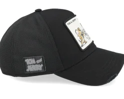 Trucker-Capslab Tom & Jerry Black A-Frame Trucker -