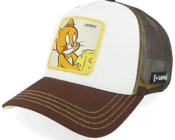 Trucker-Capslab Tom & Jerry Jerry Yellow/White/Brown A-Frame Trucker -
