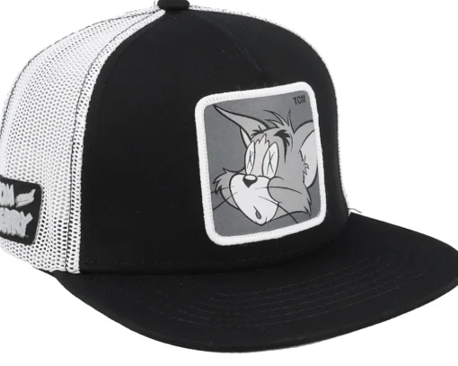 Trucker-Capslab Tom & Jerry Tom Black/White Trucker -