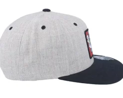 Snapback-Tom & Jerry Tom Angry Heather Grey/Black Snapback -