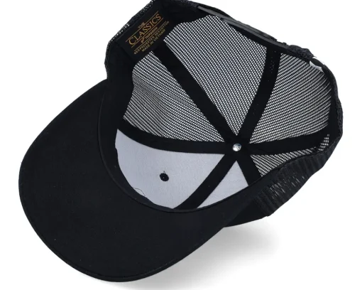 Trucker-Salty Crew Topstitch Retro Black Trucker -