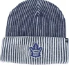 Discount 47 Brand Toronto Maple Leafs Cold Snap 47 Beanie Light Navy Cuff -