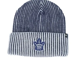 Discount 47 Brand Toronto Maple Leafs Cold Snap 47 Beanie Light Navy Cuff -