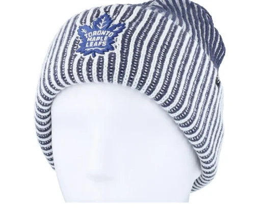 Discount 47 Brand Toronto Maple Leafs Cold Snap 47 Beanie Light Navy Cuff -