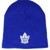 Hot American Needle Toronto Maple Leafs Cuffless Knit Royal Beanie -