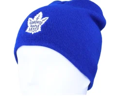 Hot American Needle Toronto Maple Leafs Cuffless Knit Royal Beanie -