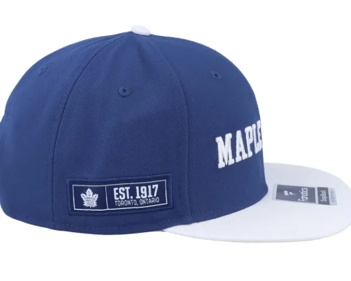 Snapback-Fanatics Toronto Maple Leafs Iconic Color Blocked Cobalt/White Snapback - Blue
