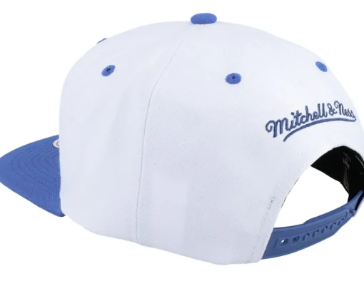 Snapback-Mitchell & Ness Toronto Maple Leafs Transcript /Blue Snapback - White