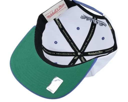 Snapback-Mitchell & Ness Toronto Maple Leafs Transcript /Blue Snapback - White