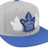 Snapback-Mitchell & Ness Toronto Maple Leafs Triple Up /Blue Snapback - Grey