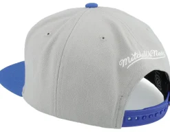 Snapback-Mitchell & Ness Toronto Maple Leafs Triple Up /Blue Snapback - Grey