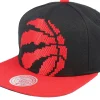 Online Mitchell & Ness Toronto Raptors 8 Bit Xl /Red Snapback - Black