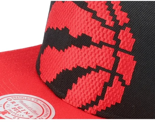 Online Mitchell & Ness Toronto Raptors 8 Bit Xl /Red Snapback - Black