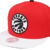Outlet Mitchell & Ness Toronto Raptors Cardinal Red 2 Tone Scarlet/white Snapback -