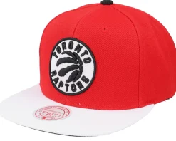Outlet Mitchell & Ness Toronto Raptors Cardinal Red 2 Tone Scarlet/white Snapback -