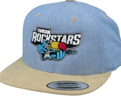 Best Iconic Toucan Rockstars Chambray Suede Blue/Beige Snapback -