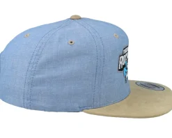Best Iconic Toucan Rockstars Chambray Suede Blue/Beige Snapback -