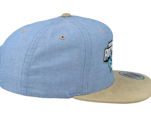 Best Iconic Toucan Rockstars Chambray Suede Blue/Beige Snapback -